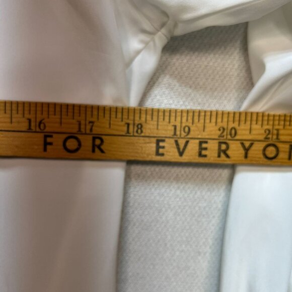 Vintage Michelle Stuart Women's Button Back Blouse Size 8 White Lightweight - Picture 9 of 12